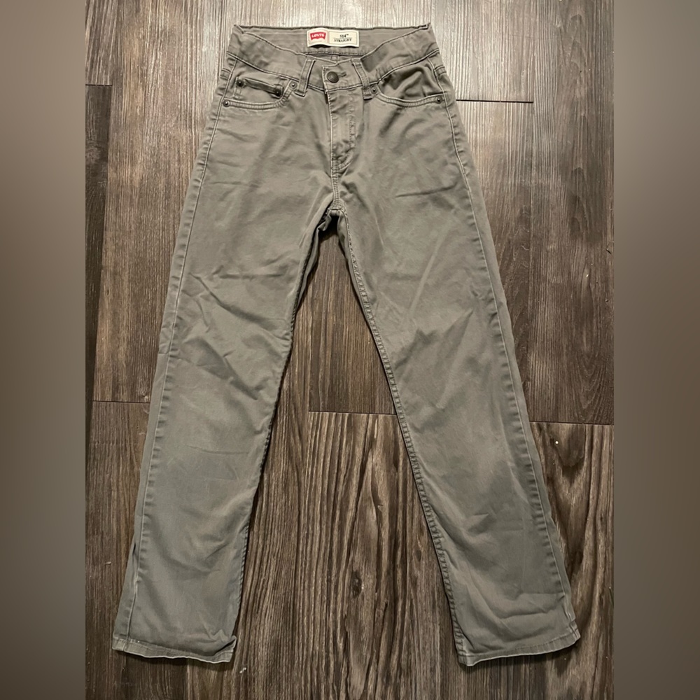 Levi’s 514 Straight leg - boys jeans. Gray/Grey